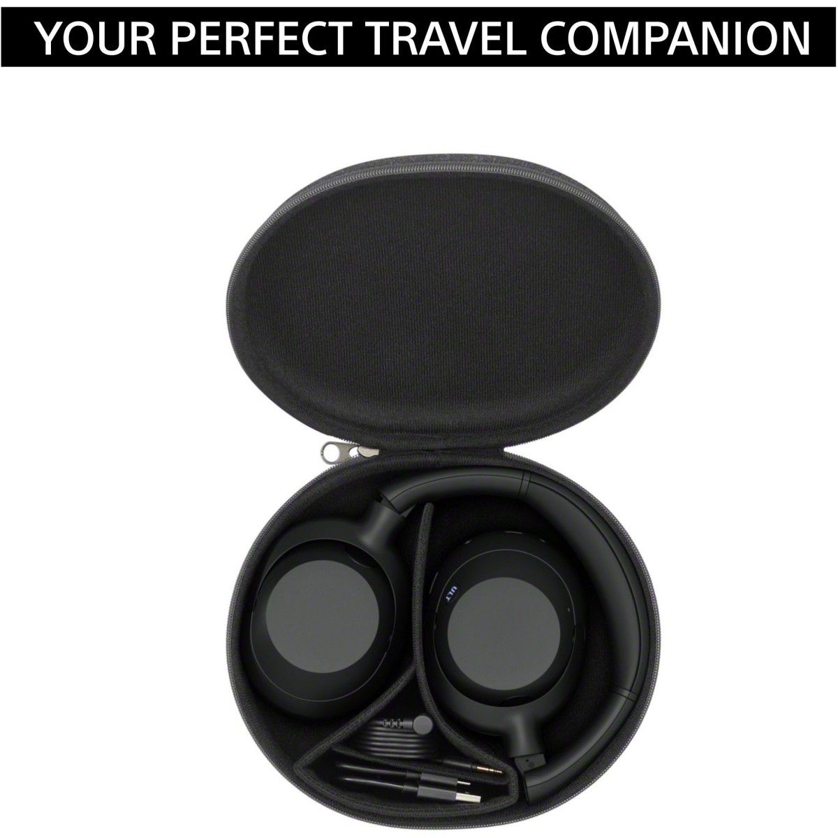 Sony ULT Wear WH-ULT900N Noise Cancellation Wireless Bluetooth Over Ear Headphones with Massive Bass, Up to 50Hrs Battery-Black