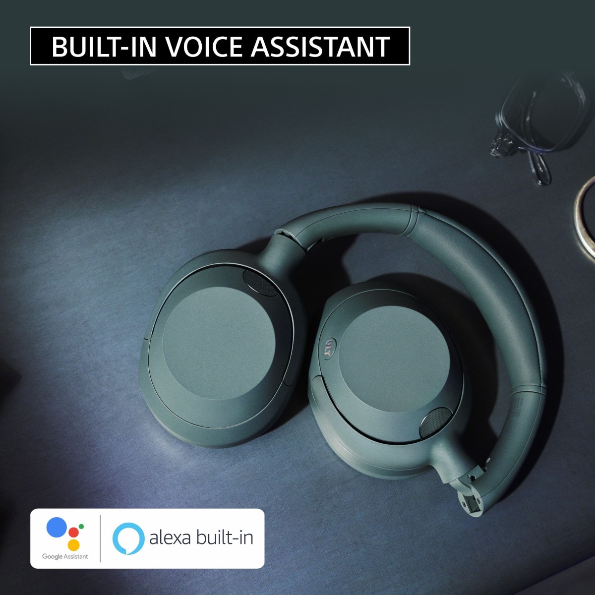 Sony ULT Wear WH-ULT900N Noise Cancellation Wireless Bluetooth Over Ear Headphones with Massive Bass, Up to 50Hrs Battery-Black