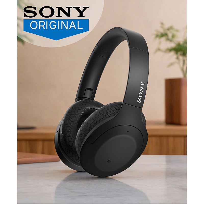 Sony WH-H910N Noise Cancelling Bluetooth Headset (Black, Wireless Over The Head)