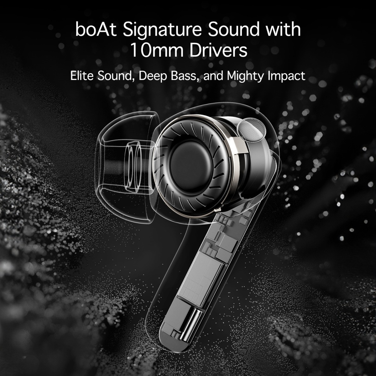 boAt Airdopes 181 Pro w/ 100 HRS Playback, 4 Mics ENx Technology & ASAP Charge Bluetooth (Mocha Elegance, True Wireless)