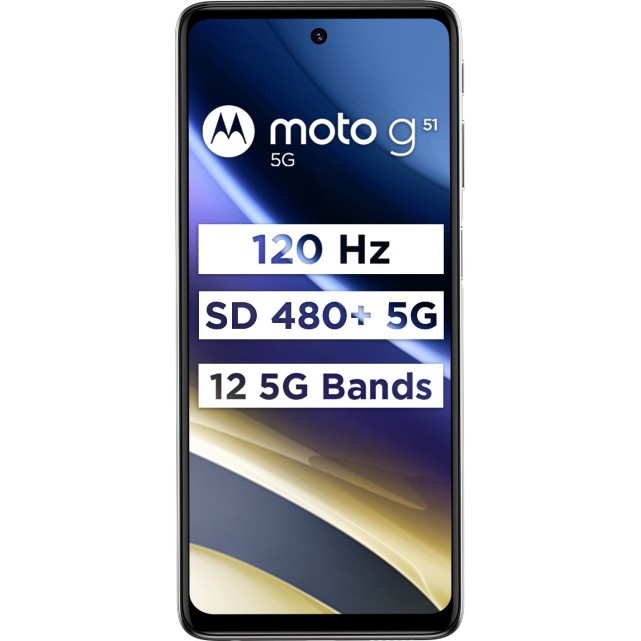 MOTOROLA G51 5G (Indigo Blue 4 GB RAM 64 GB Storage Refurbished 