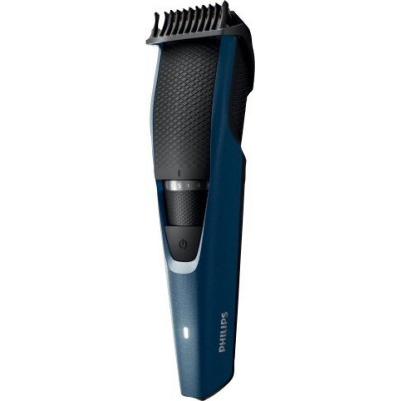 Philips BT3235/15 Beard Trimmer for Men 90 min runtime 20 length setting with battery indicator, Blue Philips BT3235/15 Beard Trimmer for Men 90 min runtime 20 length setting with battery indicator, Blue