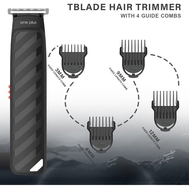 One Plus OP 511 Cordless Professional 8 in 1 Grooming Kit Washable Trimmer 120 min Runtime 4 Length Settings One Plus OP 511 Cordless Professional 8 in 1 Grooming Kit Washable Trimmer 120 min Runtime 4 Length Settings