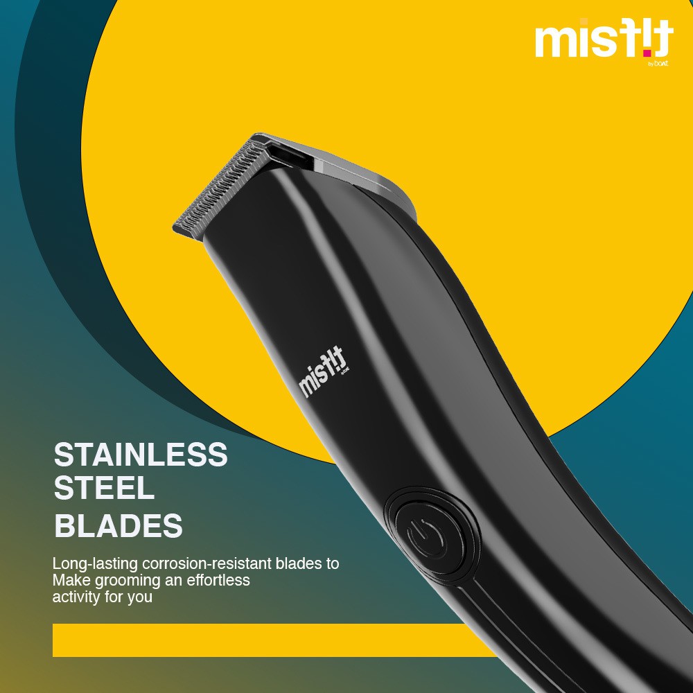 Misfit by boAt T30 Runtime: 60 mins Trimmer for Men (Black)