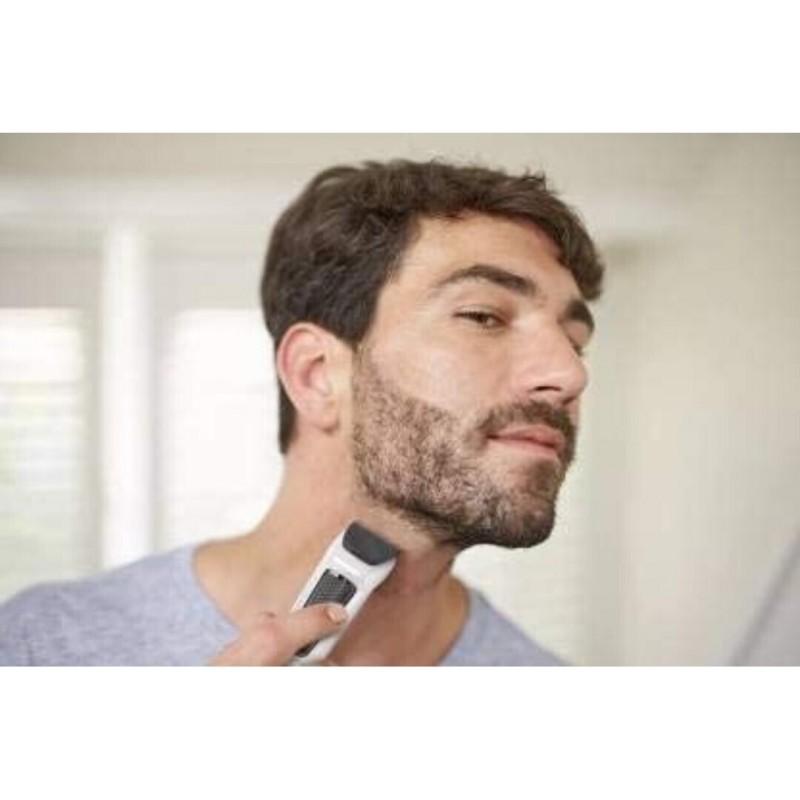 PHILIPS MG3721/65 MULTI GROOMER SET Grooming Kit 60 min Runtime 7 Length Settings (White) PHILIPS MG3721/65 MULTI GROOMER SET Grooming Kit 60 min Runtime 7 Length Settings (White)