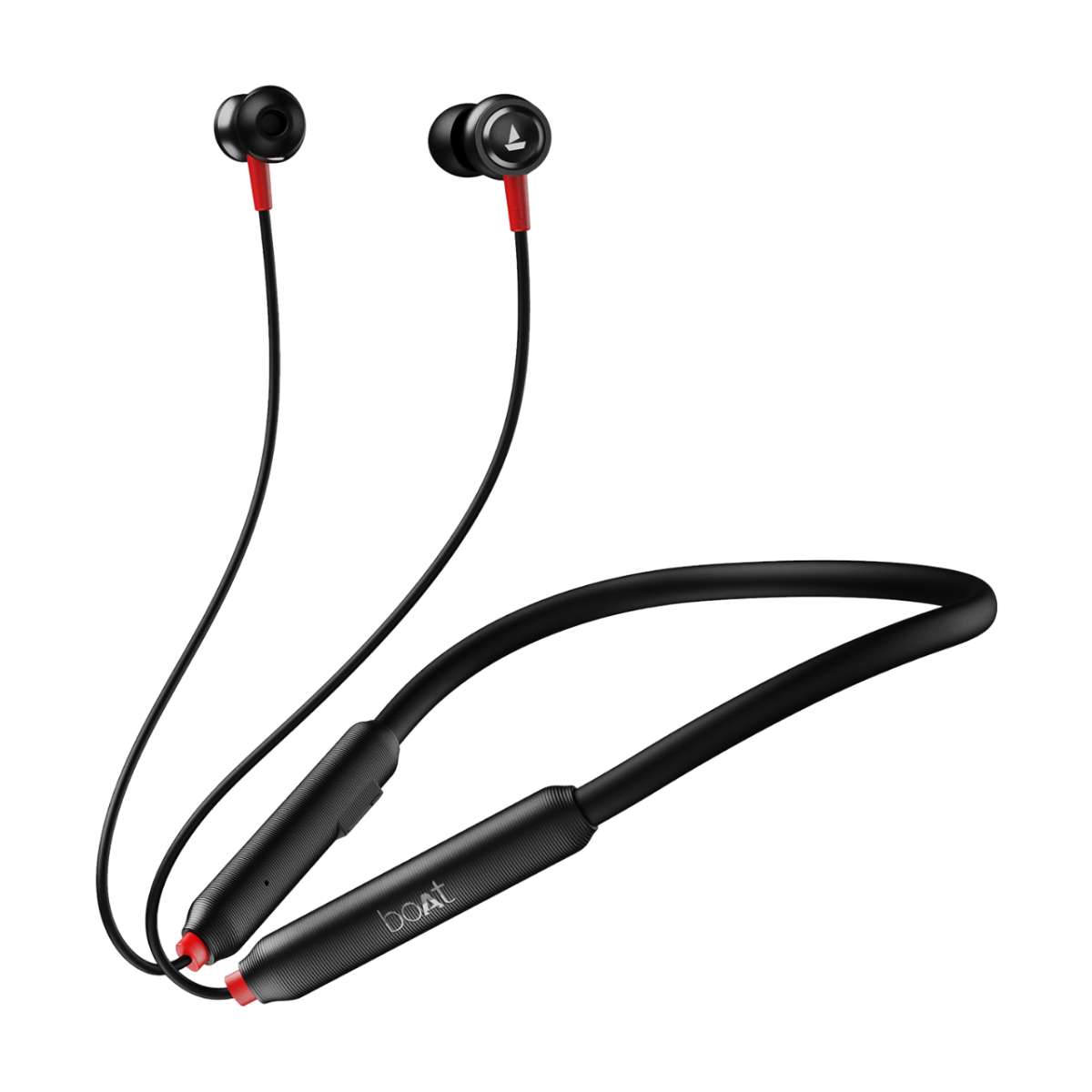 boAt Rockerz 185 Pro Neckband with Environmental Noise Cancellation (IPX4 Water Resistant, ASAP Charge, Fiery Grey)