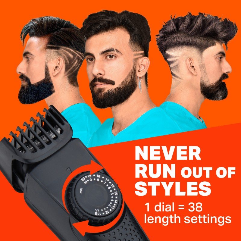 BOMBAY SHAVING COMPANY Flash Charging Men Beard Trimmer with Styling Pen Trimmer 120 min Runtime 38 Length Settings BOMBAY SHAVING COMPANY Flash Charging Men Beard Trimmer with Styling Pen Trimmer 120 min Runtime 38 Length Settings
