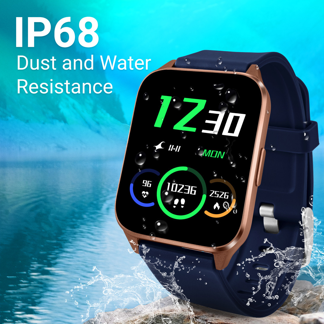 Fastrack Reflex Beat+ 1.69 inch UltraVU Display|500 Nits|60 Sports Modes|100+ Watchfaces Smartwatch