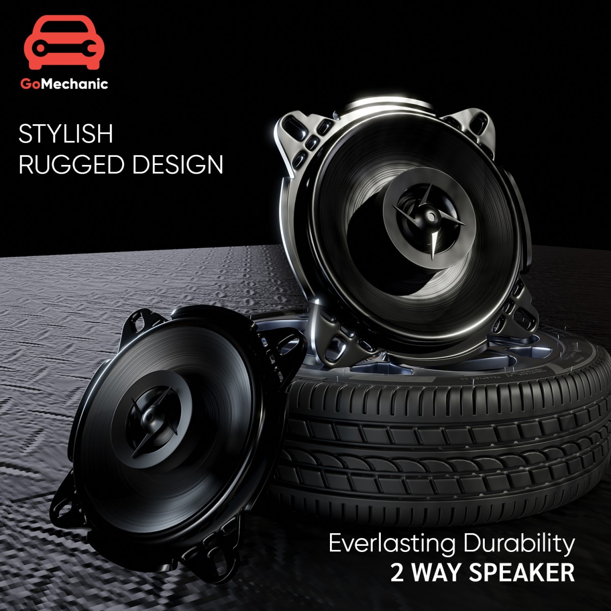 GoMechanic Premium 6" Inch 2-way Super Bass Sonus S2 Coaxial Car Speaker