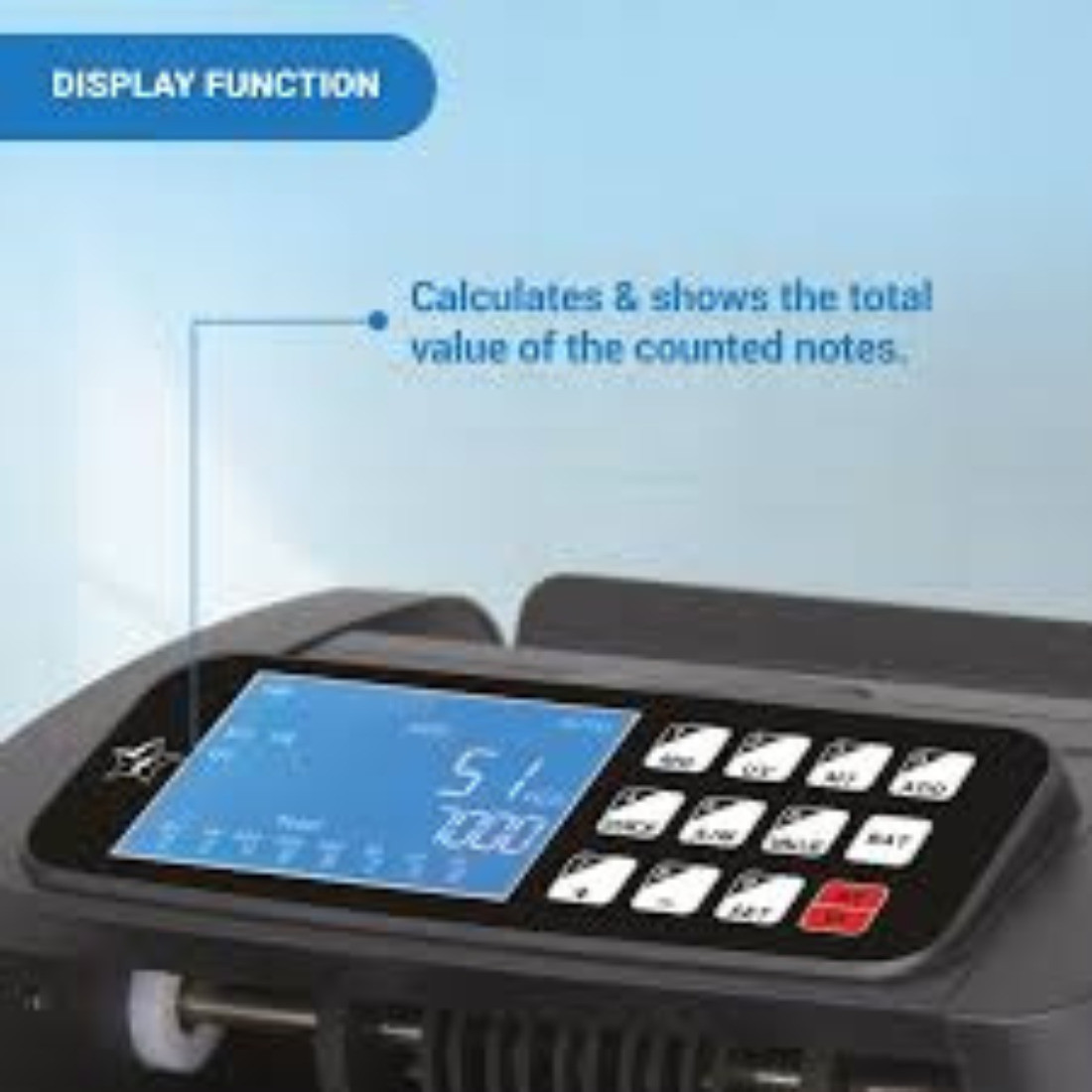Flipkart SmartBuy Ultra Heavy Duty Fake Note Detection With External Display Note Counting Machine (Counting Speed - 1001 notes min)