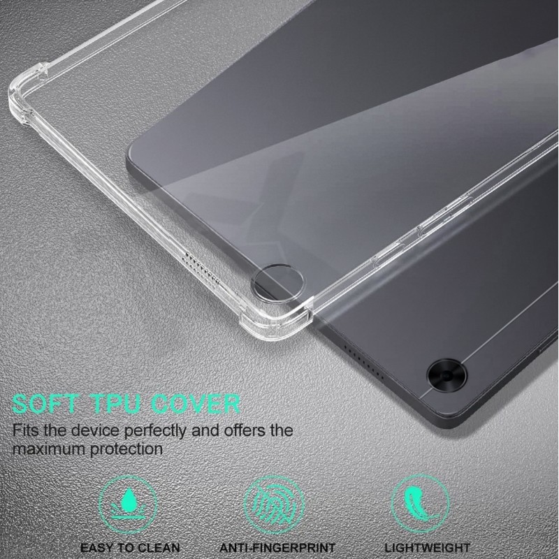 TGK Back Cover for realme Pad 10.4 inch (Transparent, Dual Protection, Silicon, Pack of: 1) TGK Back Cover for realme Pad 10.4 inch (Transparent, Dual Protection, Silicon, Pack of: 1)