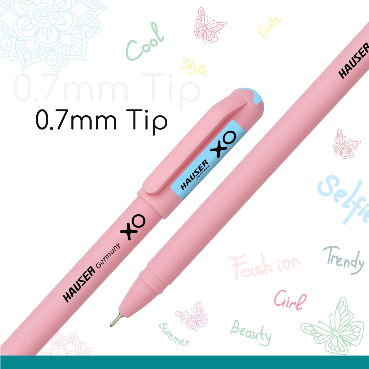 HAUSER Xo Girl Squad Ball Pen Pack of 100 Ball Pen