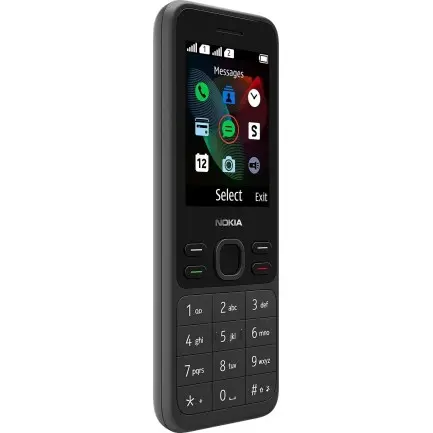 Nokia 150 Dual Sim Black Mobile With Batter and Charger refurbished