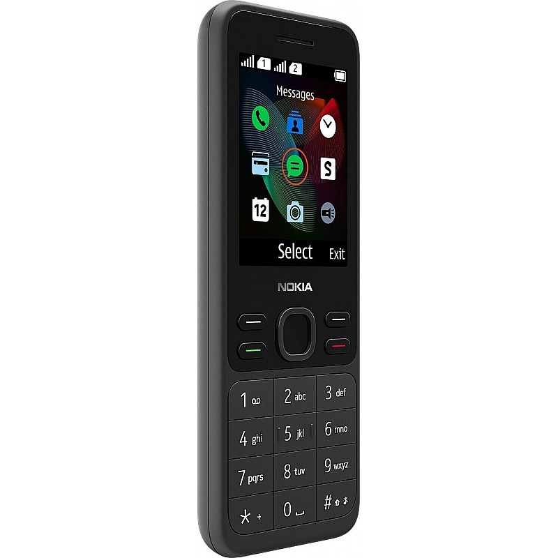 Nokia 150 Dual Sim Black Mobile With Batter and Charger Refurbished