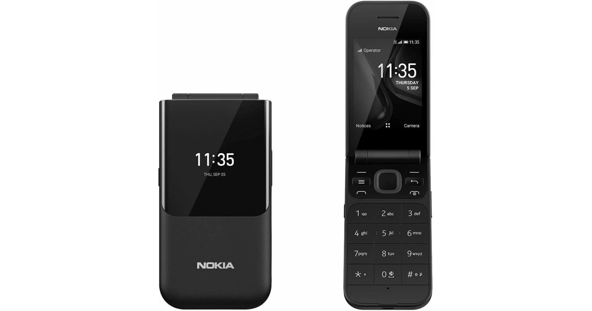Nokia 2720 Flip (Black, 4 GB) (512 MB RAM) Global