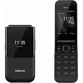 Nokia 2720 Flip (Black, 4 GB)  (512 MB RAM)