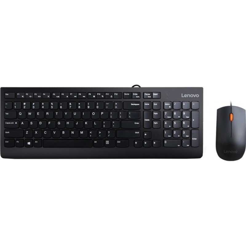 Lenovo 300 Wired Keyboard and Mouse Combo (Black) Lenovo 300 Wired Keyboard and Mouse Combo (Black)