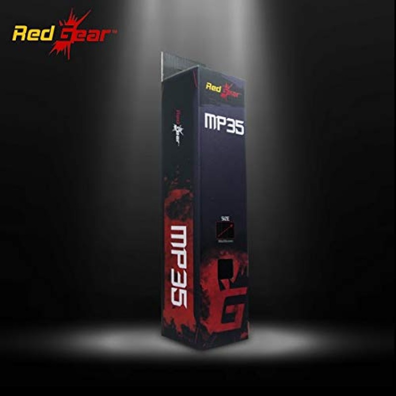 Redgear MP35 Speed-Type Gaming Mousepad (Black/Red)