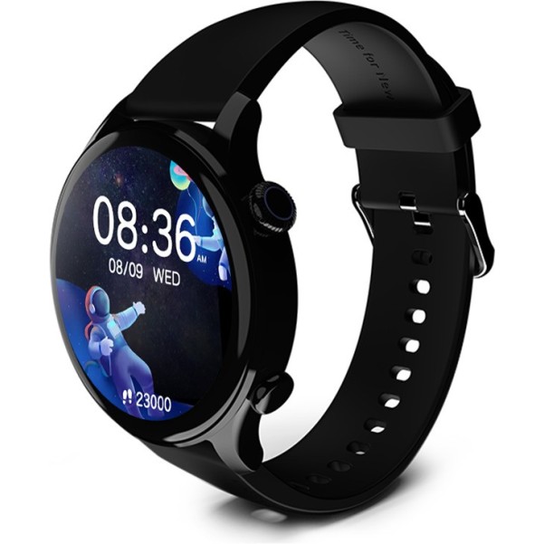 Syska Polar, 1.32 IPS Display, BT Calling with In Built Memory for Offline Songs Smartwatch (Black Strap, Free Size) Syska Polar, 1.32 IPS Display, BT Calling with In Built Memory for Offline Songs Smartwatch (Black Strap, Free Size)