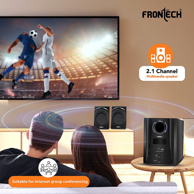 Frontech jil-SW-3918 Micro Hi-Fi System  (Black)