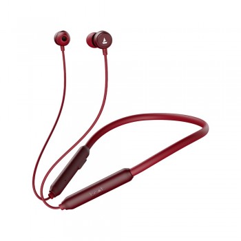 boAt Rockerz 195 Pro Bluetooth Wireless in Ear Neckband W/Up to 20 Hrs Playtime, Enx Tech, Integrated Controls, BT V5.3 W/Dual Pairing, 40 Ms Low Latency Beast Mode, ASAP Charge(Maroon Maverick)