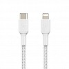 Belkin Apple Certified Lightning to Type C Cable, Fast Charging for iPhone (1 meters) – White