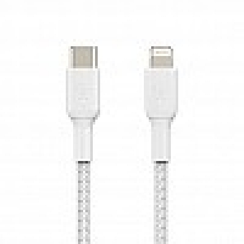 Belkin Apple Certified Lightning to Type C Cable, Fast Charging for iPhone (1 meters) – White