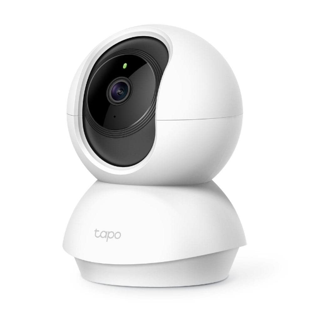 Tapo TP-Link C200 360° 2MP 1080p Full HD Pan/Tilt Home Security Wi-Fi Smart Camera| Alexa Enabled| 2-Way Audio| Night Vision| Motion Detection| Sound and Light Alarm| Indoor CCTV White-