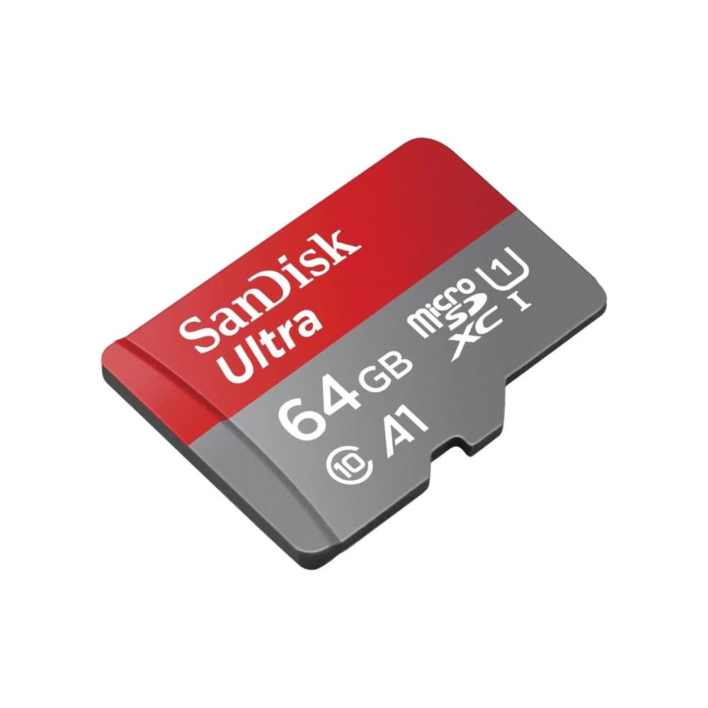 SanDisk Ultra 64GB microSDXC UHS-I, 140MB/s R, Memory Card, 10 Y Warranty, for Smartphones