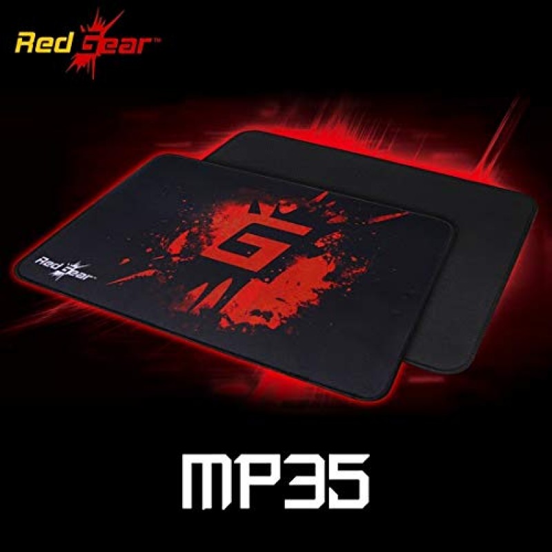 Redgear MP35 Speed-Type Gaming Mousepad (Black/Red)