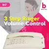 Beetel B17N Basic Corded Landline Phone, Grey