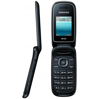Samsung E1272 Mobile Phone, Black