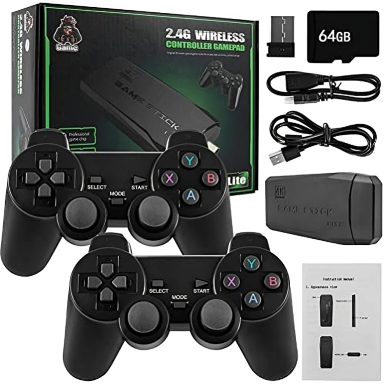 New World TV Video Game Wireless Retro Game Console, Plug and Play Video Game Stick Built in 10000+ Games Wireless Controllers New World TV Video Game Wireless Retro Game Console, Plug and Play Video Game Stick Built in 10000+ Games Wireless Controllers
