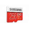 Samsung EVO Plus Grade 3, Class 10 256GB MicroSDXC 100 MB/S Memory Card with SD Adapter