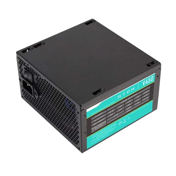 Antec Atom V450 450Watts Non-Modular Gaming Power Supply- Antec Atom V450 450Watts Non-Modular Gaming Power Supply-