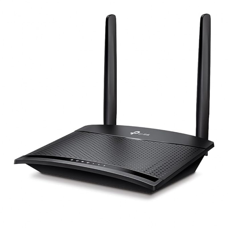 TP-Link TL-MR100 300Mbps 2.4GHz Wireless N 4G LTE, Wi-Fi N300, Plug and Play, Parental Controls, Guest Network, with Micro SIM Card Slot, WiFi Router, Black TP-Link TL-MR100 300Mbps 2.4GHz Wireless N 4G LTE, Wi-Fi N300, Plug and Play, Parental Controls, Guest Network, with Micro SIM Card Slot, WiFi Router, Black