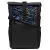 ASUS ROG BP4701 43.18 cm Gaming Backpack (Black), with Holographic Cybertext Printing, Roll Up Design, Suitable for up to 43.18 cm Laptop ASUS ROG BP4701 43.18 cm Gaming Backpack (Black), with Holographic Cybertext Printing, Roll Up Design, Suitable for up to 43.18 cm Laptop