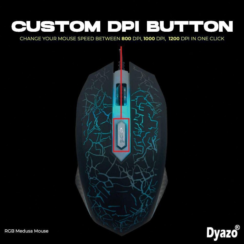 Dyazo Wired Gaming Keyboard and Mouse Combo Static RGB Static Light (only 2 Modes on & Off) for Windows Compatible for PC, Laptop (Black) Dyazo Wired Gaming Keyboard and Mouse Combo Static RGB Static Light (only 2 Modes on & Off) for Windows Compatible for PC, Laptop (Black)