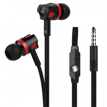 PTron Raptor in-Ear Wired Earphones, Stereo Sound Headphones with Bass Headset with Mic