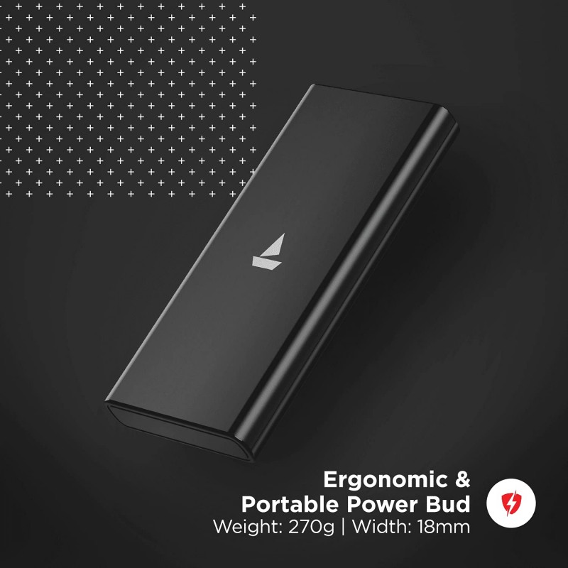 boAt Energyshroom PB500 Wireless Power Bank(Carbon Black) boAt Energyshroom PB500 Wireless Power Bank(Carbon Black)