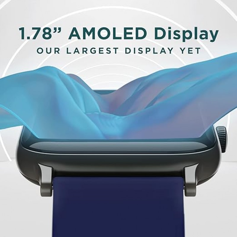 boAt Cosmos Smart Watch w/ 1.78" (4.5 cm) AMOLED Display, 700+ Active Modes, ASAP Charge, Live Cricket Score(Ink Blue) boAt Cosmos Smart Watch w/ 1.78" (4.5 cm) AMOLED Display, 700+ Active Modes, ASAP Charge, Live Cricket Score(Ink Blue)