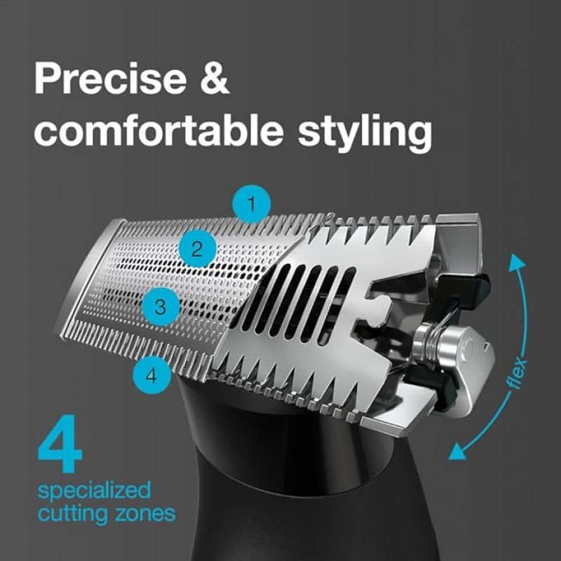Braun Series XT3100 One Blade Hybrid Beard Trimmer 45 min Runtime 10 Length Settings Black Braun Series XT3100 One Blade Hybrid Beard Trimmer 45 min Runtime 10 Length Settings Black