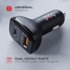 boAt Dual Port Qc-Pd 24W Fast Car Charger with 24W Fast Pd Charging & 18W Qc Charging Compatible with All Smartphones, Tablets & Laptops (Free Type C to Type C Cable), Black boAt Dual Port Qc-Pd 24W Fast Car Charger with 24W Fast Pd Charging & 18W Qc Charging Compatible with All Smartphones, Tablets & Laptops (Free Type C to Type C Cable), Black
