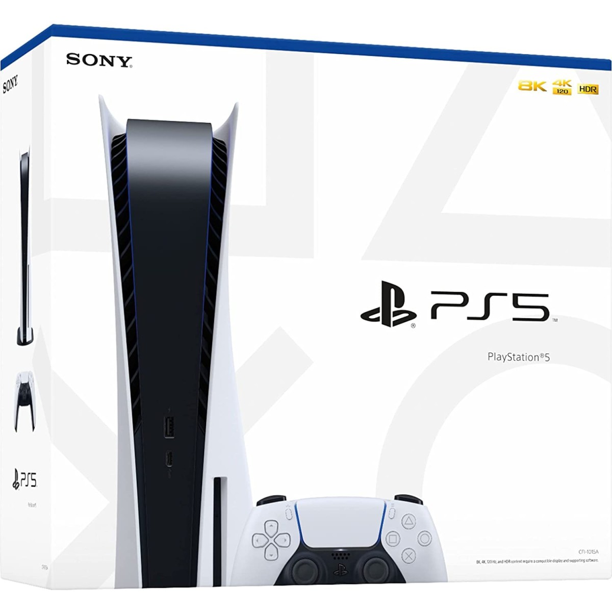 Sony PlayStation 5 Console – 825 GB SSD | Ultra-High Speed | 4K Gaming
