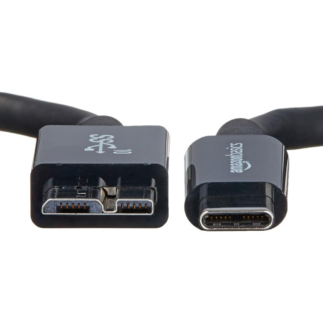 USB Type-C to Micro-B 3.1 Gen2 Cable - 3 Feet (0.9 Meters) - Black USB Type-C to Micro-B 3.1 Gen2 Cable - 3 Feet (0.9 Meters) - Black