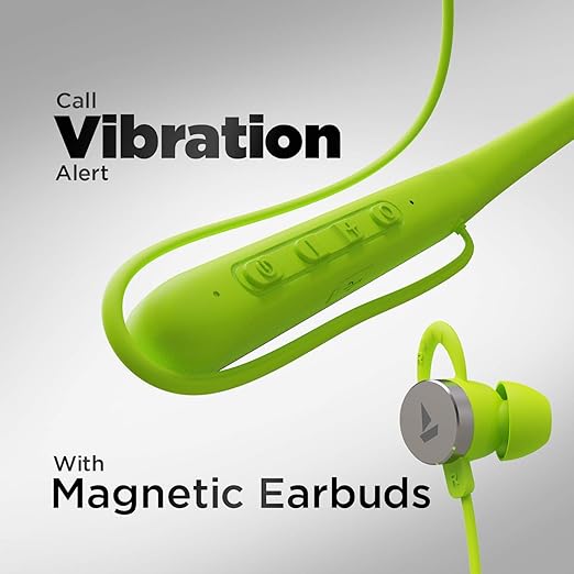 Boat Rockerz 295v2 Bluetooth Wireless in Ear Earphones with Mic (Spirit Lime) Boat Rockerz 295v2 Bluetooth Wireless in Ear Earphones with Mic (Spirit Lime)
