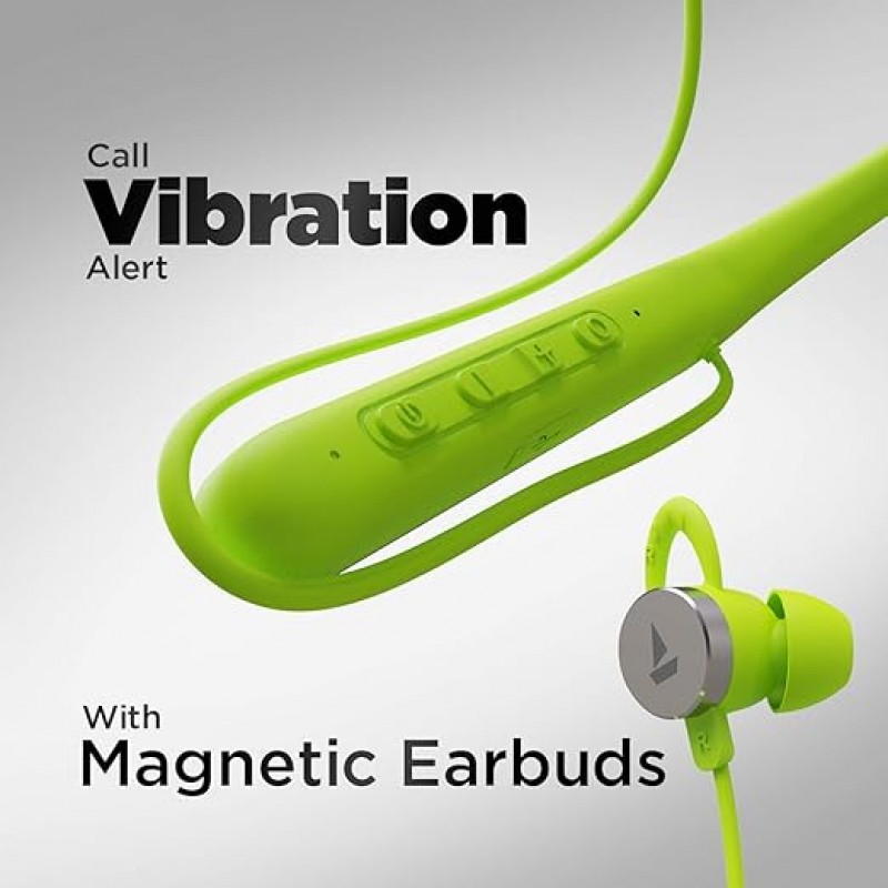 Boat Rockerz 295v2 Bluetooth Wireless in Ear Earphones with Mic (Spirit Lime) Boat Rockerz 295v2 Bluetooth Wireless in Ear Earphones with Mic (Spirit Lime)
