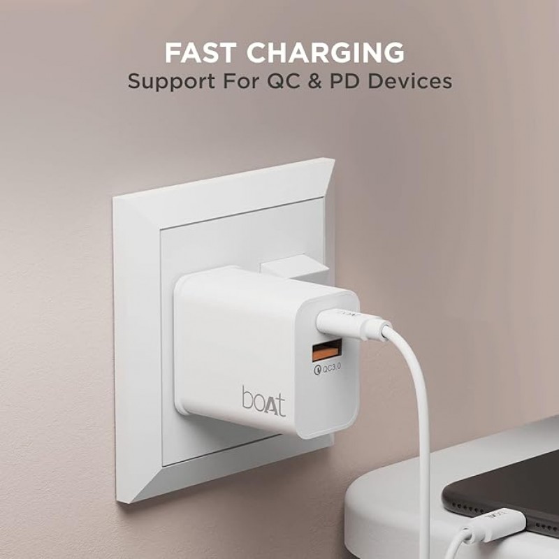 boat DV 22.5W QCPD Pd DV 22.5W QCPD White with Free PD Cable boat DV 22.5W QCPD Pd DV 22.5W QCPD White with Free PD Cable