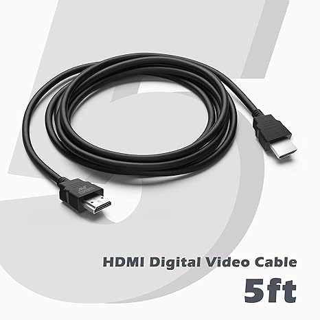 Ant Esports AEH0105 HDMI Cable 4K High-Speed HDMI Cord 18Gbps with Ethernet Support 4K 60Hz Compatible with Windows,Apple,UHD TV, Monitor, Computer,Xbox 360,PS5 PS4, Blu-ray, and More -1.5 Meter-Black Ant Esports AEH0105 HDMI Cable 4K High-Speed HDMI Cord 18Gbps with Ethernet Support 4K 60Hz Compatible with Windows,Apple,UHD TV, Monitor, Computer,Xbox 360,PS5 PS4, Blu-ray, and More -1.5 Meter-Black