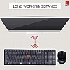 iBall Wireless Combo i4 Deskset Slim / Keyboard / Smart Mouse Chocolate Key 